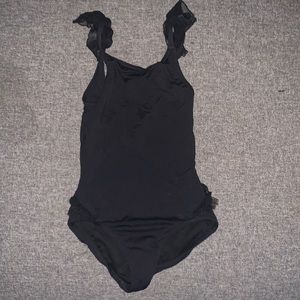 EUC Capezio size small black leotard